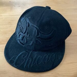 Black Chicago Bulls Cap